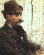Edouard Manet Portrait of Alphonse Maureau oil painting artist